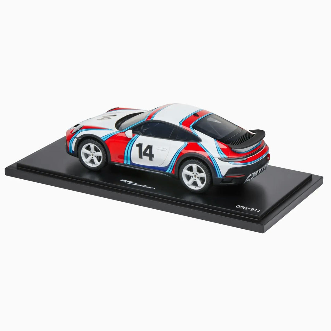 Porsche 911 Dakar, 1:18 Scale Model Car - Martini Racing
