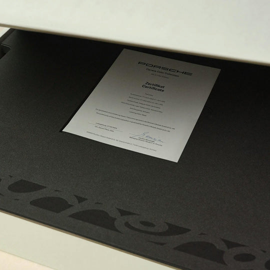 Porsche Wall Mural (Orange/Black) - Carrera Color