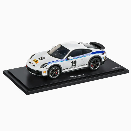 Porsche 911 Dakar (992) , 1:18 Scale Model Car - Rally 1974 Design