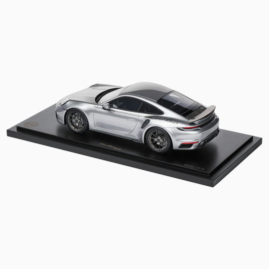 Porsche 911 Turbo 50 Years (992) , 1:18 Scale Model Car - GT Silver Metallic