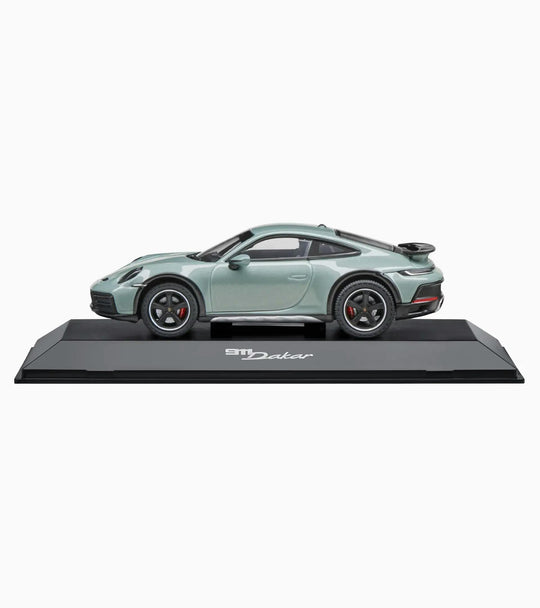 Porsche 911 Dakar (992) 1:43 Scale Model Car - Shade Green Metallic