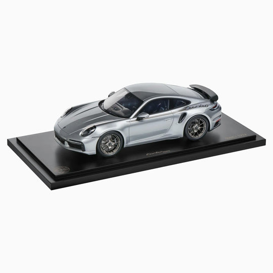 Porsche 911 Turbo 50 Years (992) , 1:18 Scale Model Car - GT Silver Metallic
