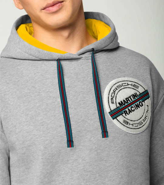 Porsche Hoodie Sweater (Grey) - Martini Racing