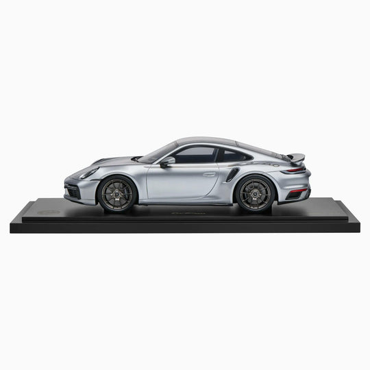 Porsche 911 Turbo 50 Years (992) , 1:18 Scale Model Car - GT Silver Metallic