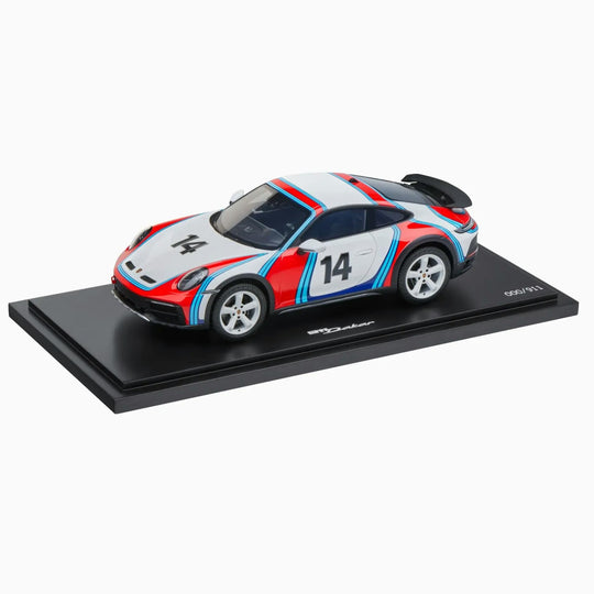 Porsche 911 Dakar, 1:18 Scale Model Car - Martini Racing
