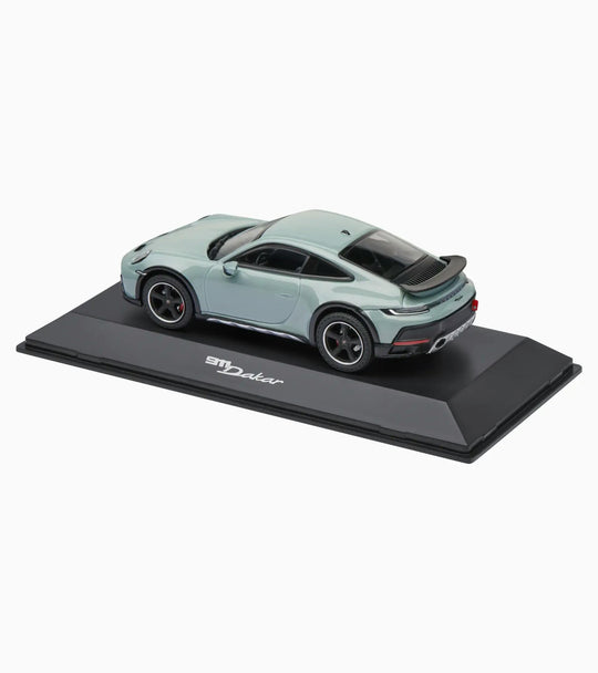 Porsche 911 Dakar (992) 1:43 Scale Model Car - Shade Green Metallic
