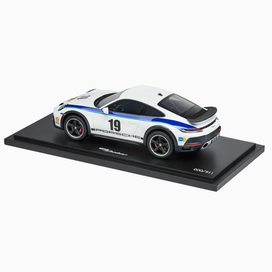 Porsche 911 Dakar (992) , 1:18 Scale Model Car - Rally 1974 Design