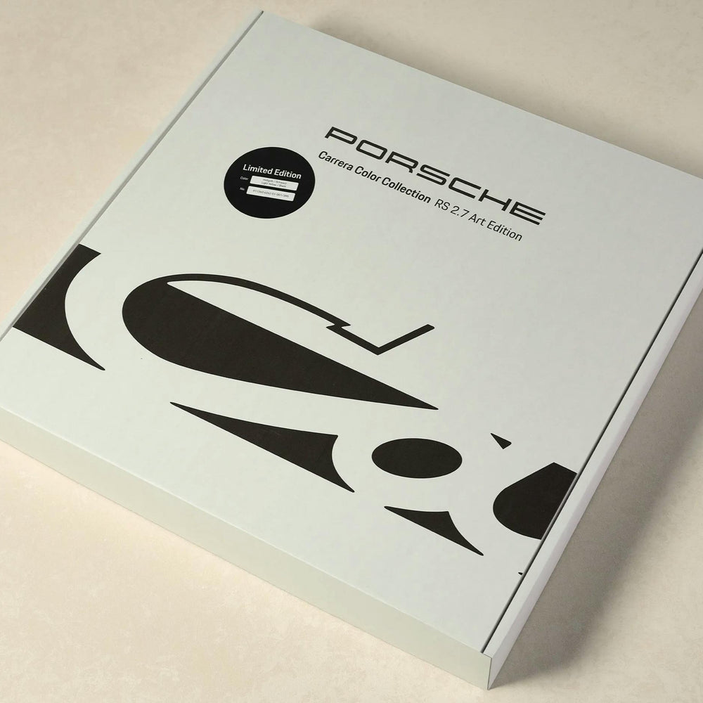 Porsche Wall Mural (White/Green) - Carrera Color