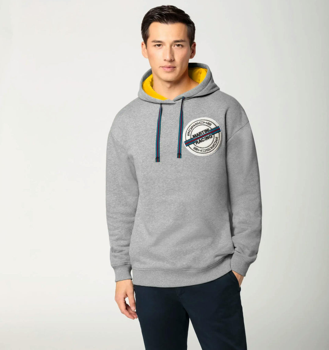 Porsche Hoodie Sweater (Grey) - Martini Racing