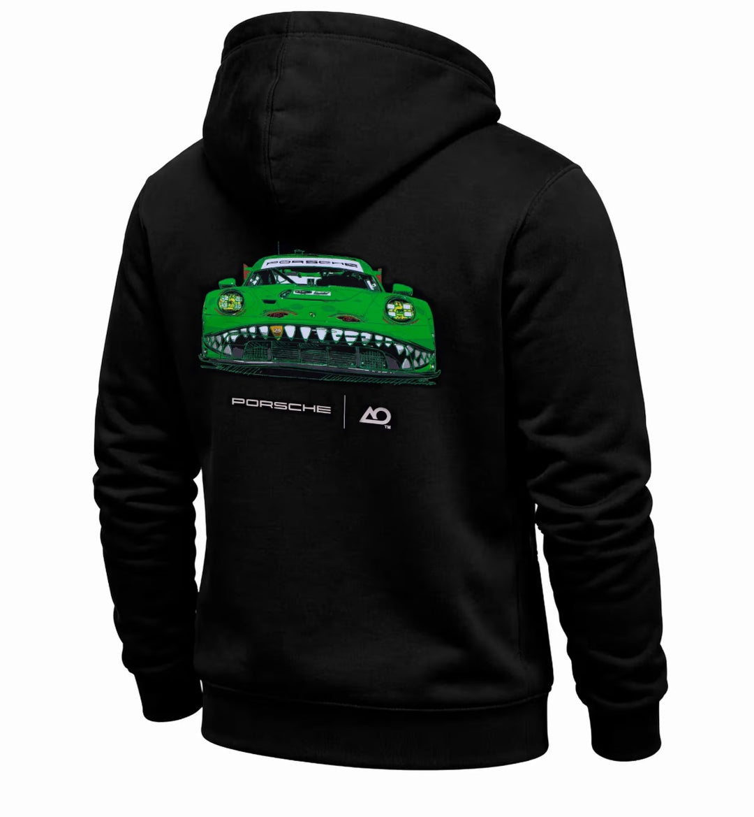 Porsche Kids Rexy Hoodie (Black) - AO Racing