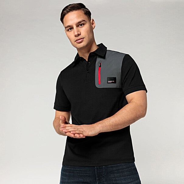 Porsche Men's Polo Shirt- Motorsport Fanwear