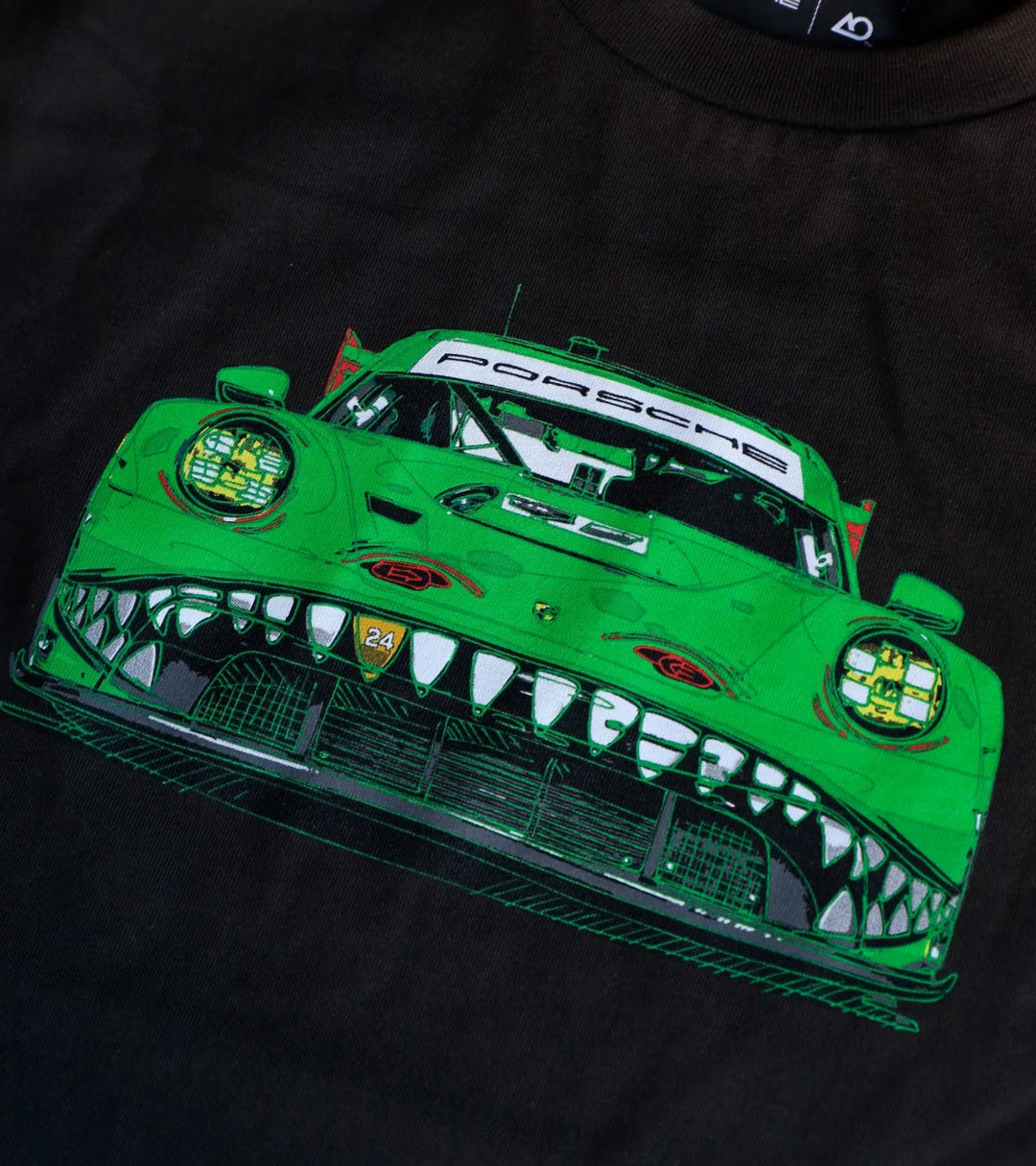 Porsche Kids Rexy T-Shirt (Black) - AO Racing