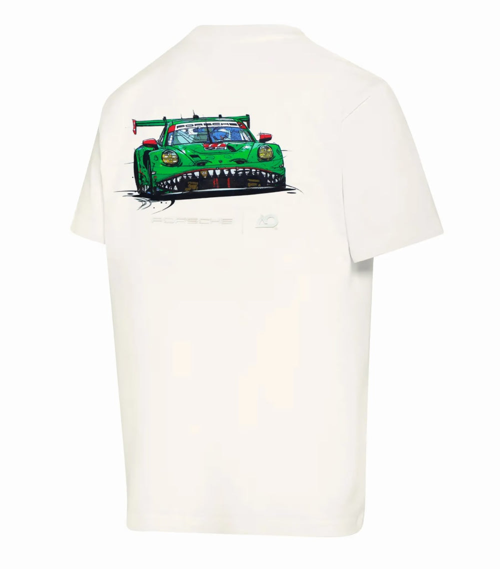 Porsche Unisex Rexy T-Shirt (Cream) - AO Racing