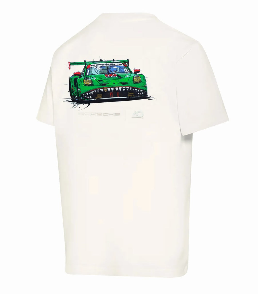 Porsche Unisex Rexy T-Shirt (Cream) - AO Racing