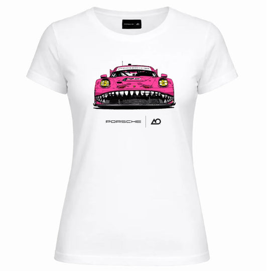Porsche Women's Roxy T-Shirt (White) - AO Racing