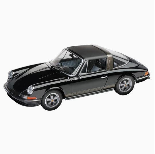 Porsche 911 S 2.4 Targa 1972 50 Years of Porsche Design, 1:18 Scale Model - Black