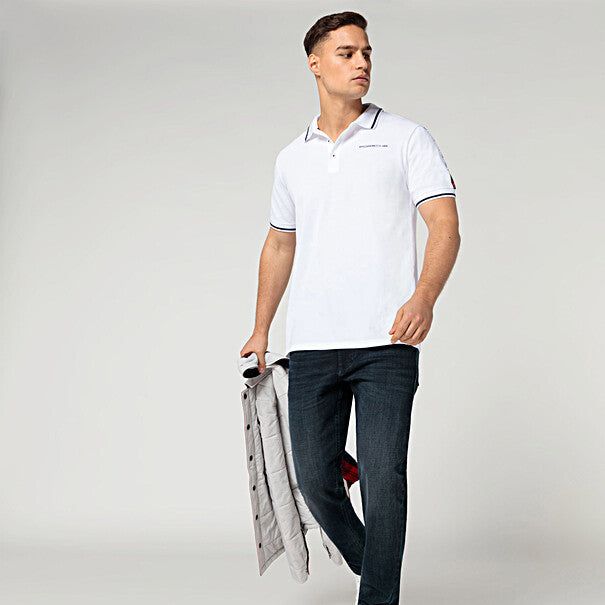 Porsche Men's Polo Shirt - Turbo No. 1