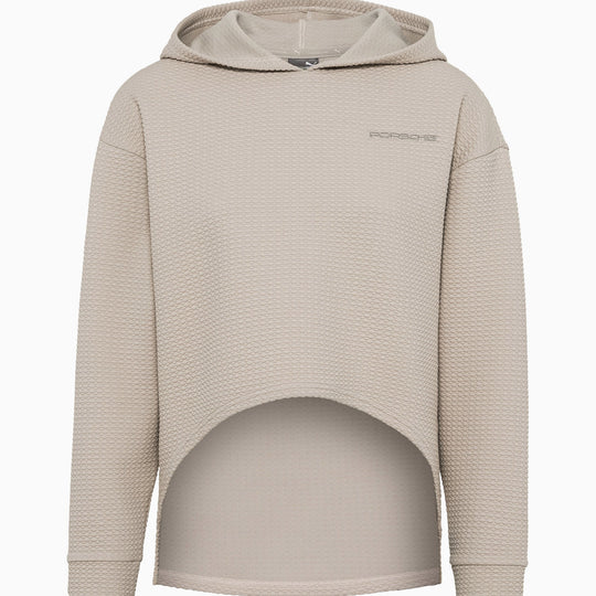 Porsche Women's Textured Hoodie (Kalahari) - Yoga Capsule