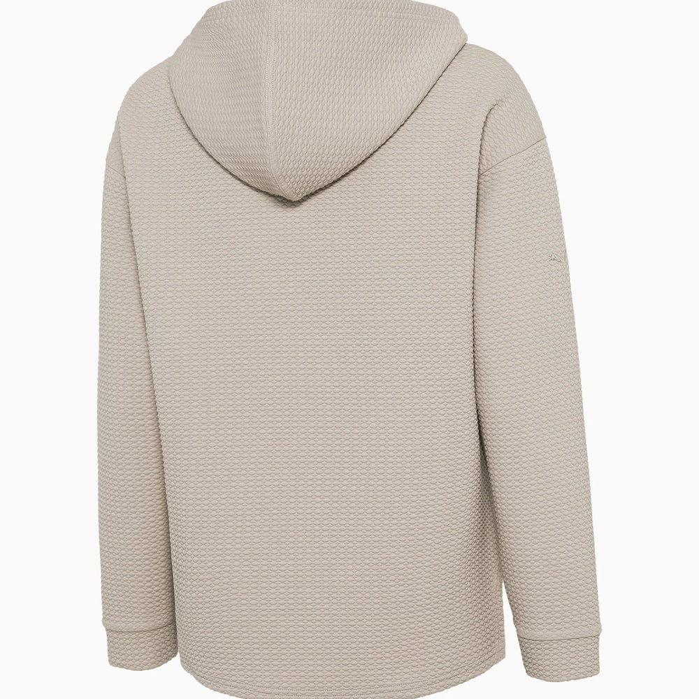 Porsche Women's Textured Hoodie (Kalahari) - Yoga Capsule