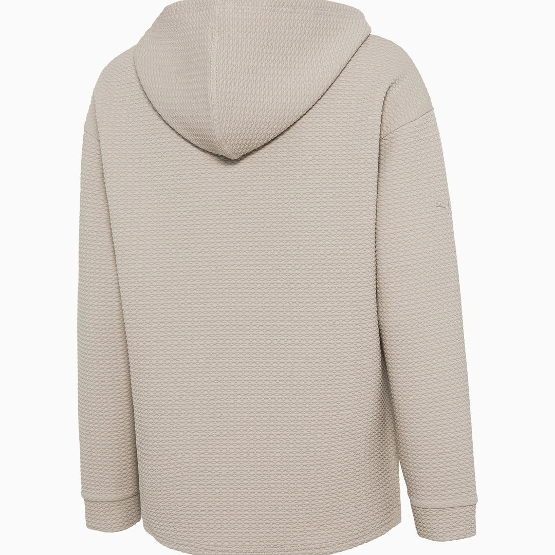 Porsche Women's Textured Hoodie (Kalahari) - Yoga Capsule