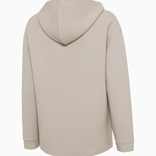 Porsche Women's Textured Hoodie (Kalahari) - Yoga Capsule