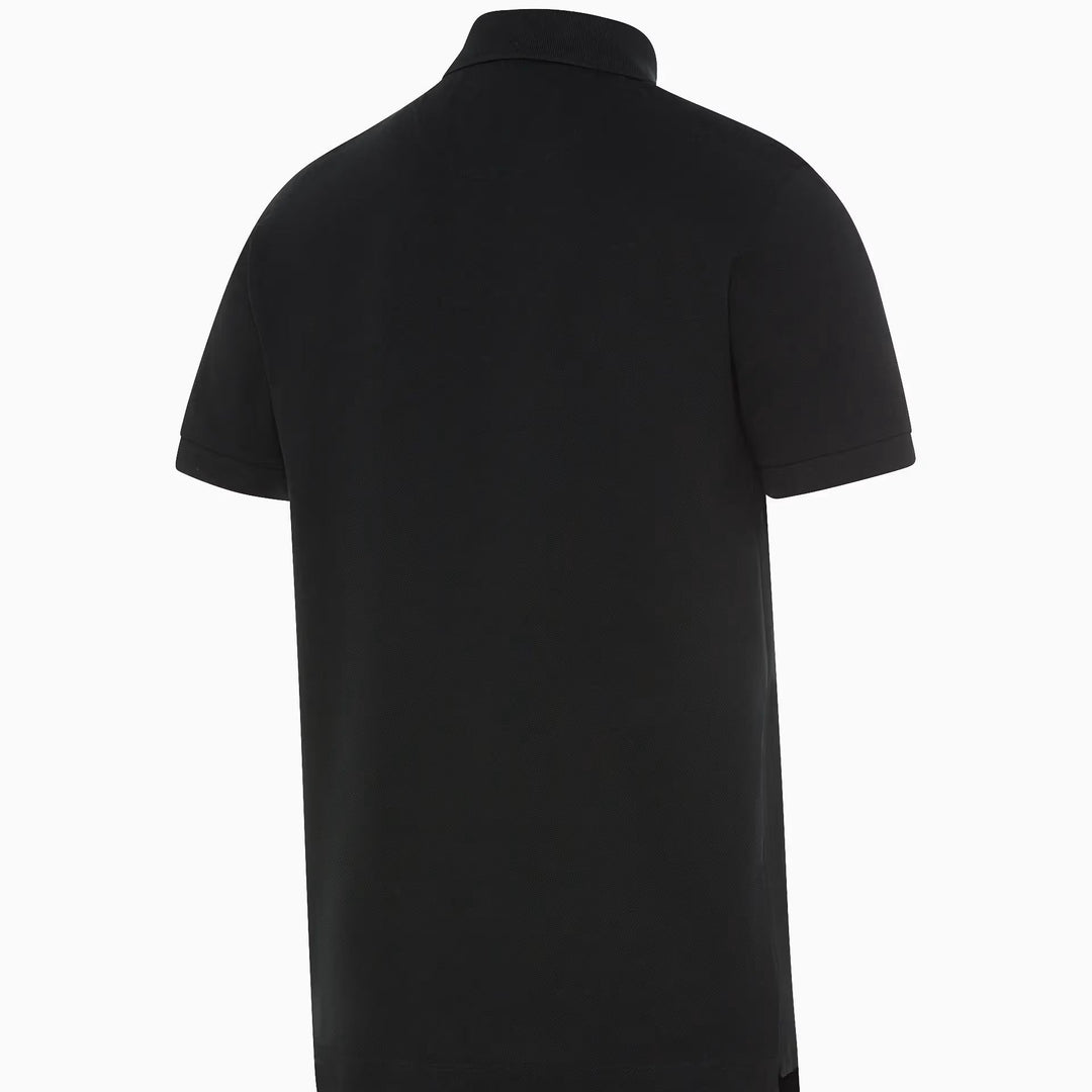 Porsche Crest Men's Polo Shirt - Black