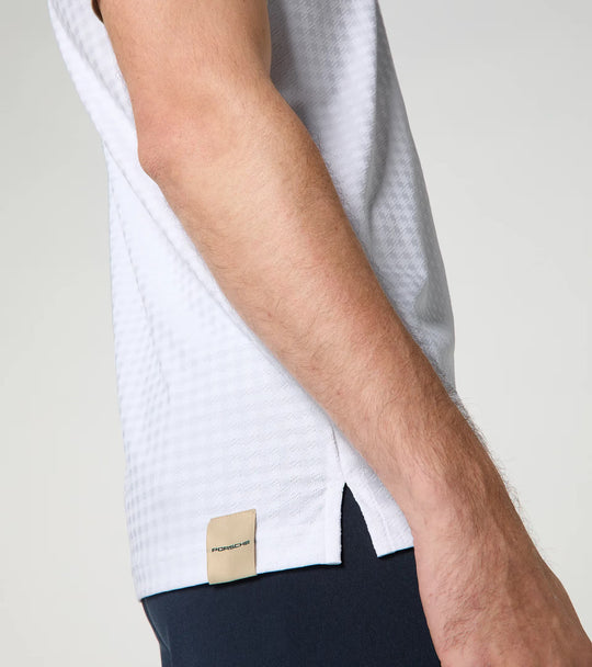 Porsche x Puma Men's White Polo Shirt - 911 Targa 60Y