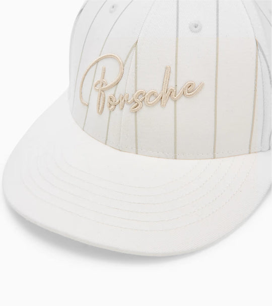 Porsche x Puma White Pinstripe Hat – 911 Targa 60Y