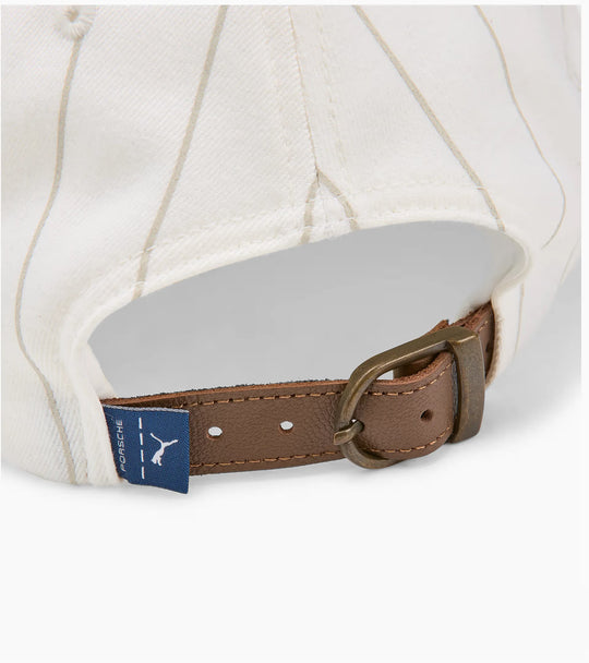 Porsche x Puma White Pinstripe Hat – 911 Targa 60Y