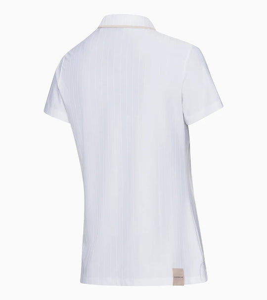 Porsche x Puma Women's White Polo Shirt - 911 Targa 60Y