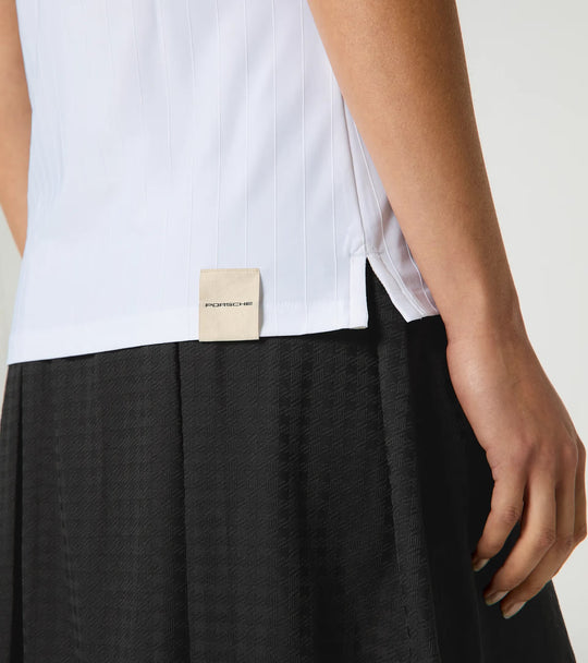 Porsche x Puma Women's White Polo Shirt - 911 Targa 60Y