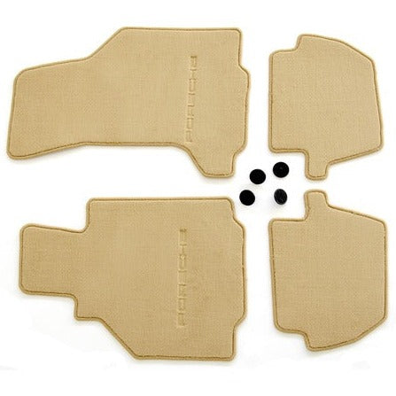 Porsche Floor Mats Set For 2002-2005 (996) 911 Cabriolet/Targa W/ BOSE