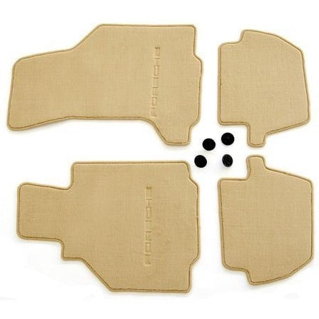 Porsche Floor Mats Set For 2002-2005 (996) 911 Cabriolet/Targa W/ BOSE