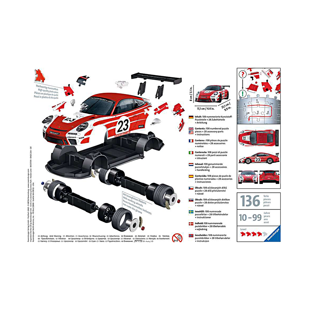 Porsche 3D Puzzle GT3 Cup Salzburg