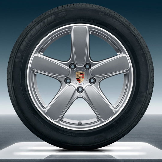 19" Cayenne E2 II "Sport Classic" winter set - Silver