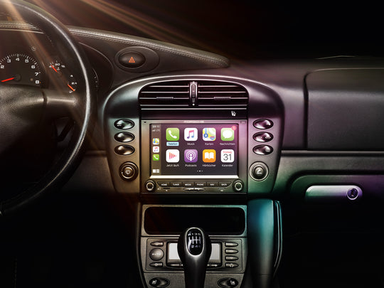 Porsche 911 (996.2) & Boxster (986.2) 2-din conversion parts kit - for PCCM Plus