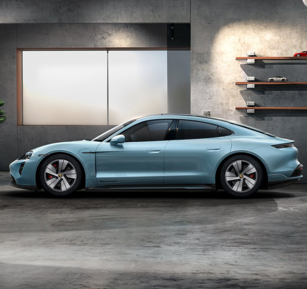 19" Taycan "Taycan S Aero" Winter Set - Silver/Black