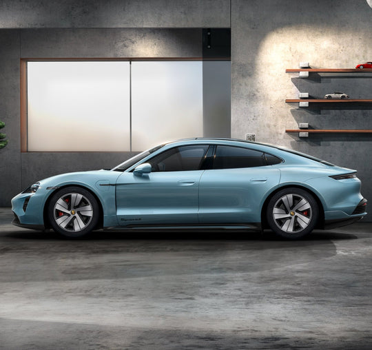 19" Taycan "Taycan S Aero" Winter Set - Silver/Black