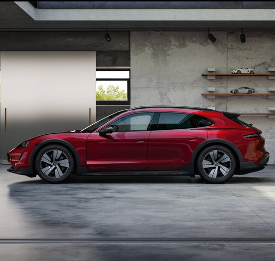 19" Taycan "Taycan S Aero" Winter Set - Silver/Black