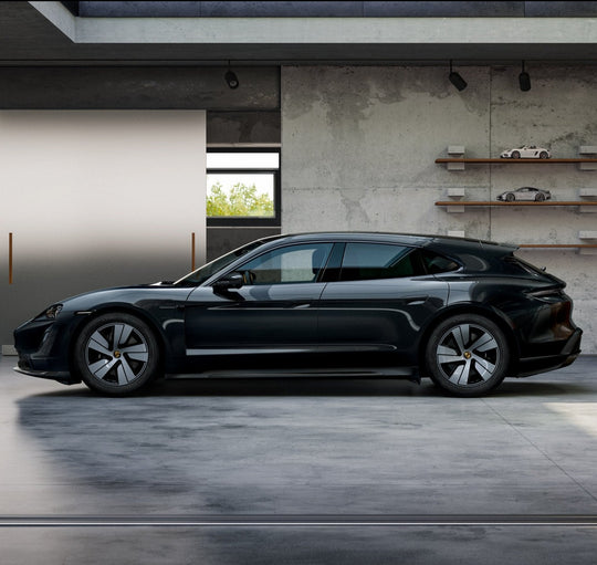 19" Taycan "Taycan S Aero" Winter Set - Silver/Black