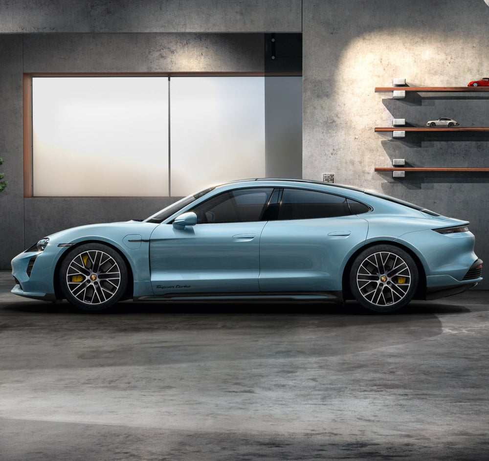 20" Taycan "Turbo Aero" Winter Set - Silver / Black