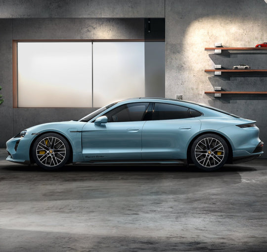 20" Taycan "Turbo Aero" Winter Set - Silver / Black