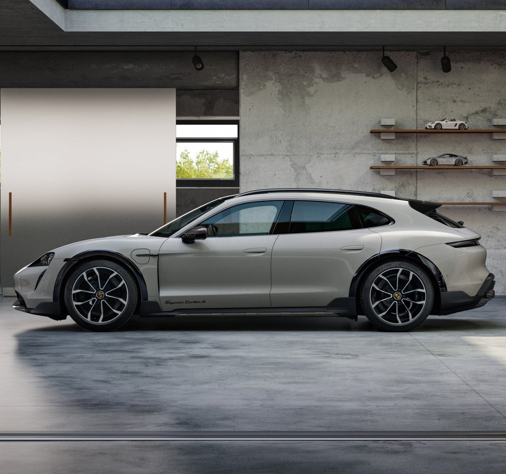 20" Taycan "Turbo Aero Design" Winter Set - Silver / Black