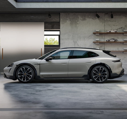 20" Taycan "Turbo Aero Design" Winter Set - Silver / Black