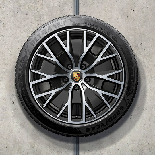 20" Taycan "Turbo S Aero Design" Winter Set - Black / Silver