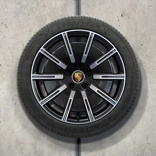 20" Taycan "Sport Aero" Winter Set - Silver / Black