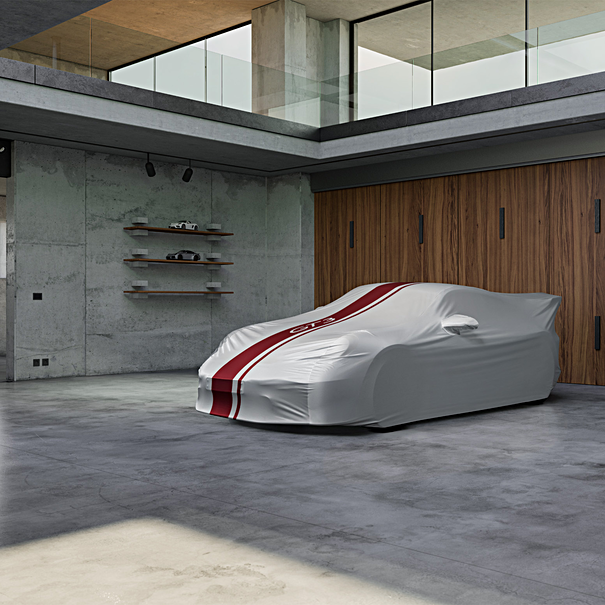 Porsche 911 (992.1) GT3 Design Indoor Car Cover - Red/White