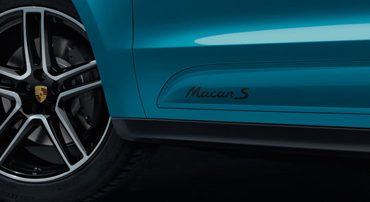 Porsche Model Designation On Sideblades- Macan Turbo II
