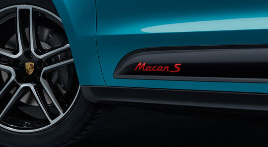 Porsche Model Designation On Sideblades- Macan Turbo II
