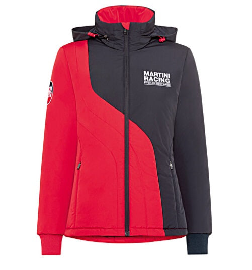 Porsche Women's Padded Jacket - Martini Racing